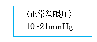 正常な眼圧